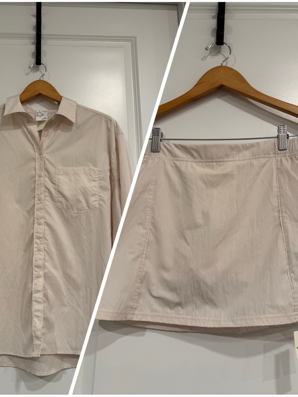 NWT Aerie Set: Button Up & Skort S